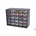 HBM Assortiment de cosses et accessoires de câblage dans étagère à tiroirs - 8992