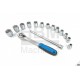 Gedore 19 DMU-20 Jeu de clés à douilles 1/2" HEXA 15 pièces - 3014347