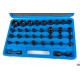 Coffret douilles pour clé à chocs, 35 pcs - 9562