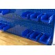 HBM Panneau à outil BLEU avec 12 bacs et 12 crochets, paroi arrière pour servante d'atelier 117 cm - 9294