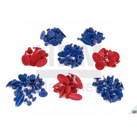 HBM Set pour kit de débosselage 120 pces - 9588