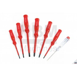 Q Works Jeu de tournevis VDE avec testeur de tension - 340.002