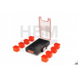 Tactix Boîte de rangement étanche avec 8 conteneurs séparés - 9564