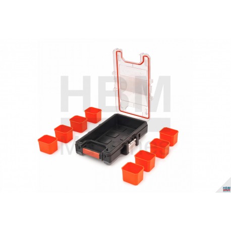Tactix Boîte de rangement étanche avec 8 conteneurs séparés - 9564