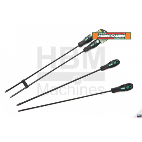 Jeu de 2 tournevis extra-long 450 mm MANNESMANN