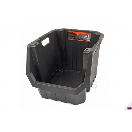 TACTIX Bac de rangement empilable 45,5 x 58 x 40 cm - 9570