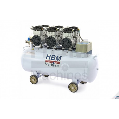 HBM Compresseur silencieux 150 litres, 6 ch - 9700