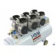 HBM Compresseur silencieux 150 litres, 6 ch - 9700