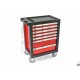 HBM Servante d'atelier 196 outils ROUGE - 9625