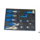 HBM Servante d'atelier 196 outils BLEUE - 9627