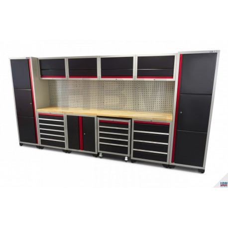HBM Système d'atelier modulaire luxe 16 éléments - 9508