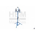Trépied avec lampe de travail à double LED - Lampe de chantier - 973278