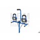 Trépied avec lampe de travail à double LED - Lampe de chantier - 973278