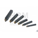 Outil de tour à plaquette cylindrique vissée 14x14 mm - 02040