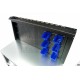 HBM Établi 3 étagères en acier avec tiroir et paroi arrière 137 cm - 9747