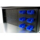 HBM Établi 3 étagères en acier avec tiroir et paroi arrière 137 cm - 9747