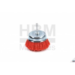 HBM Brosse fils nylon Ø 75 mm, queue Ø 6 mm - 8281