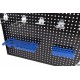HBM Panneau d'outils en acier 34 pièces avec crochets et bacs - 9797