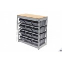 HBM Système de stockage avec 12 bacs à bec - 9825