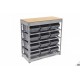HBM Système de stockage avec 12 bacs à bec - 9825