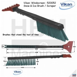 Grattoir à pare-brise et brosse à neige Vikan - 520052