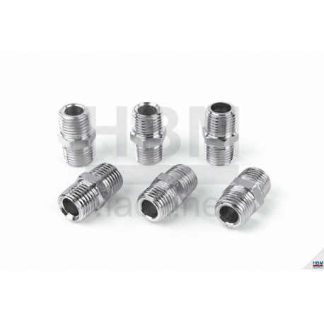 HBM Mamelon adaptateur 1/4" - 1/4" - 0281