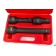 HBM Jeu 3 Extensions 3/4" pour douilles de force - 9815