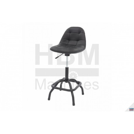 HBM Siège d'atelier avec ressort à gaz Modèle 2 - 9878
