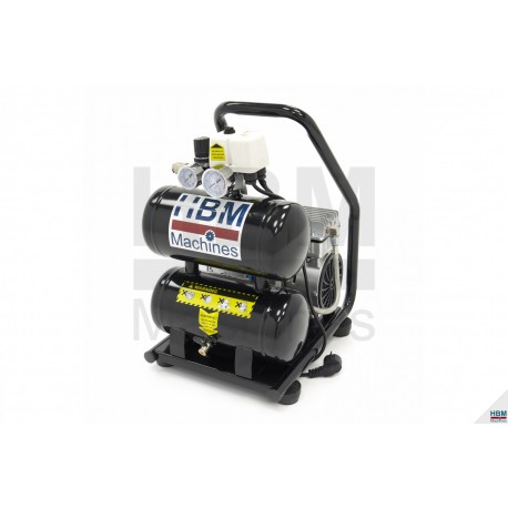 HBM Compresseur silencieux portable 10 L, 1 Ch - 9710