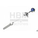 HBM 4-en-1 Débroussailleuse - Coupe-herbe - Taille-haie - Tronçonneuse - 52 cc + accessoires protection - 10037