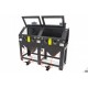 HBM SBC 880 Cabine de sablage double avec 2 extracteurs - 9887