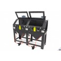 HBM SBC 880 Cabine de sablage double avec 2 extracteurs - 9887