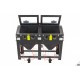 HBM SBC 880 Cabine de sablage double avec 2 extracteurs - 9887