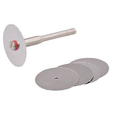 Ensemble de 6 pièces de disques de coupe