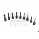 HBM Jeu de 9 douilles de force spline longues - 7743