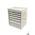 Caisson de rangement outillage 6 tiroirs avec séparateurs - K1815