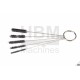 Kit de brossettes pour nettoyage aérographe BD430 - 913