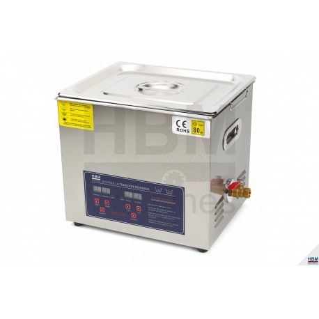 HBM Bac de nettoyage à ultrasons 10 litres - 10214