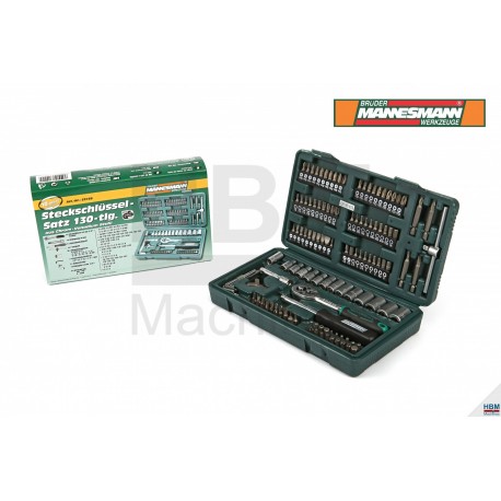 Coffret complet 130 embouts douilles Mannesmann - 3881