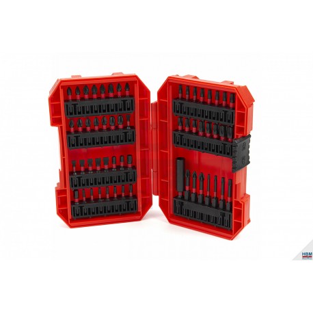 HBM Jeu d'embouts de vissage à chocs, 56 pièces - 9869