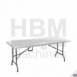 Erro Table Pliable PVC 180 cm Blanc - 914836