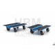 HBM Jeu de 2 chariots de transport universels 2 x 250 kg, 250 x 200 mm - 10256