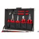 NOW Malette à outils aluminium, 105 pces - 400802096