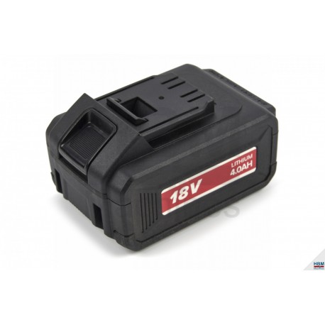 HBM Batterie 18 volts 4.0 AH pour petit électro-portatif sans fil - 9386