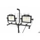 HBM Lampe de chantier LED 2 x 100 watts - 2 x 10 000 lumens avec trépied - 10595