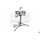 HBM Lampe de chantier double à LED 2 x 50 W, 2 x 4000 Lumen sur trépied - 9924