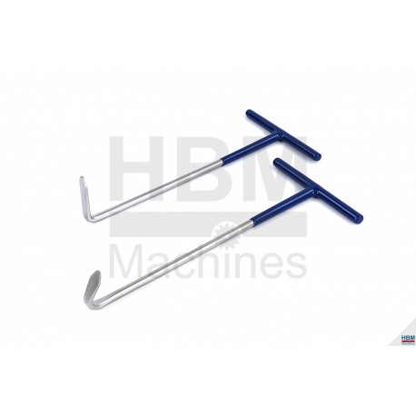 Jeu de 2 crochets d'échappement en caoutchouc - 8110