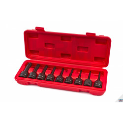 jeu de 9 douilles 1/2" Torx longues à chocs 7742