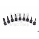 jeu de 9 douilles 1/2" Torx longues à chocs 7742