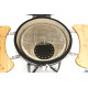 Barbecue en céramique Kamado Black Edition Ø55 cm sur socle à roulettes - K11112